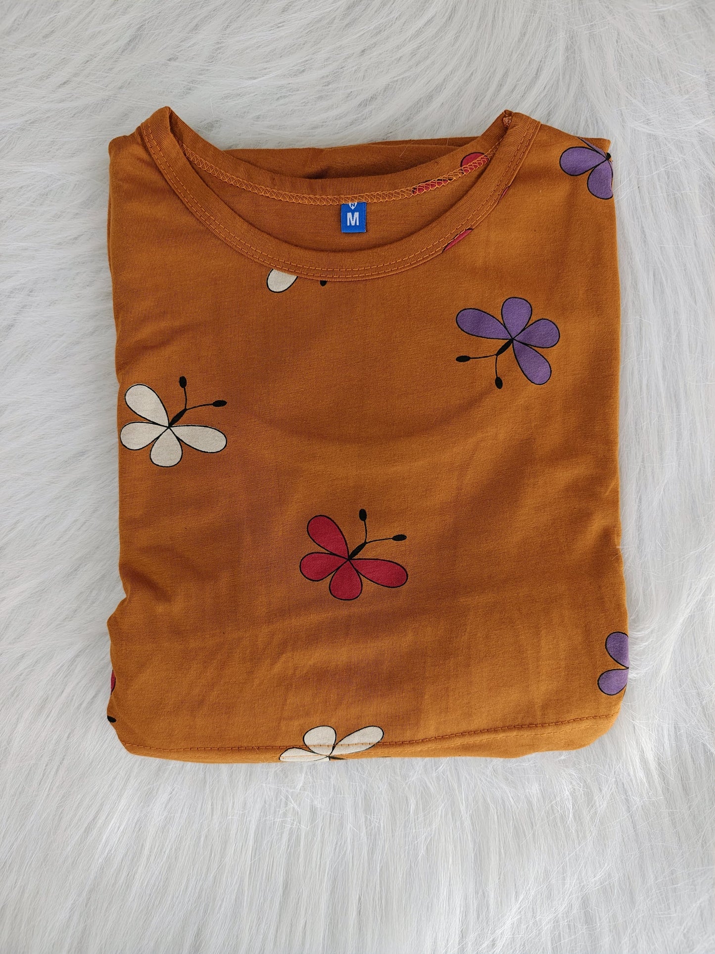 BUTTERFLY MUSTARD | NORMAL - thick cotton