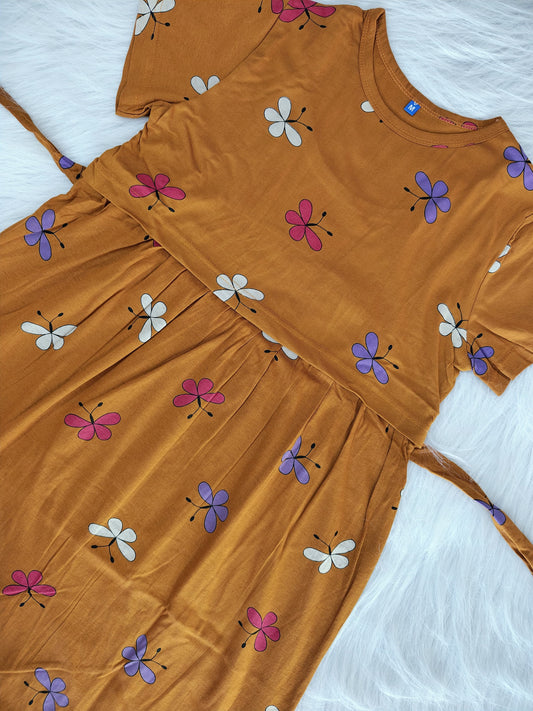 MUSTARD BUTTERFLY  | NORMAL - thick cotton