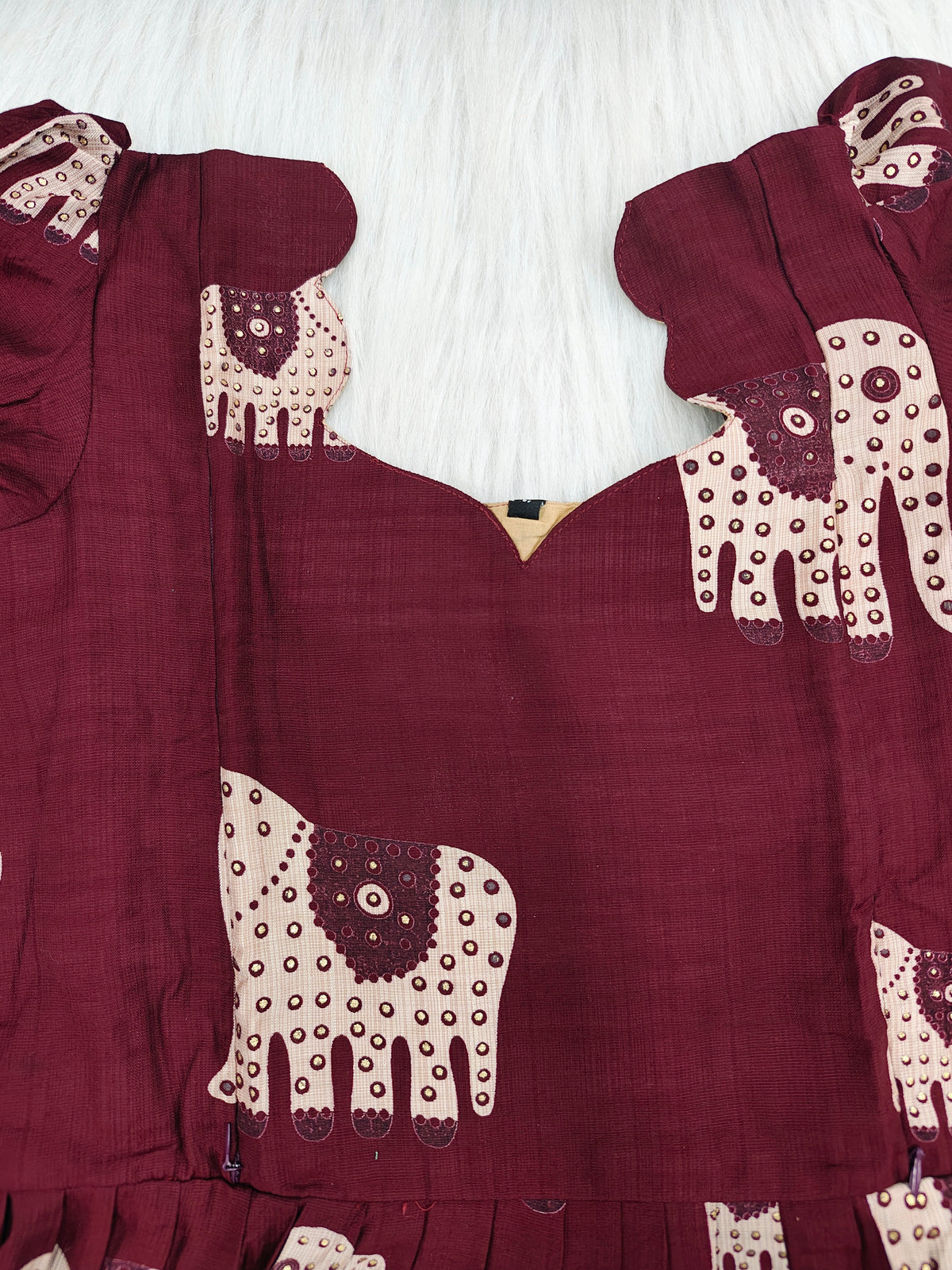 WINE ELEPHANT | RAYON ZIPPER