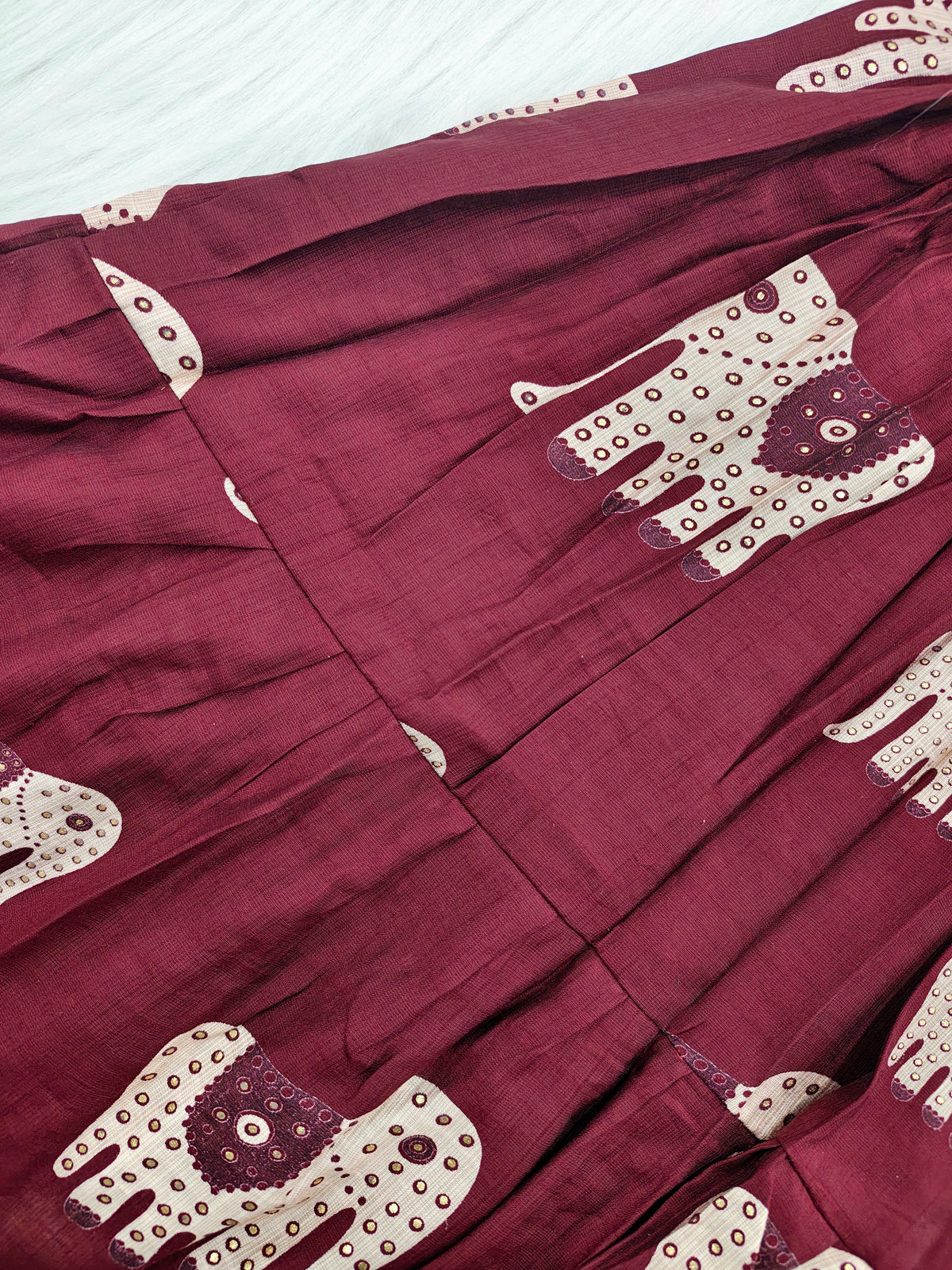WINE ELEPHANT | RAYON ZIPPER