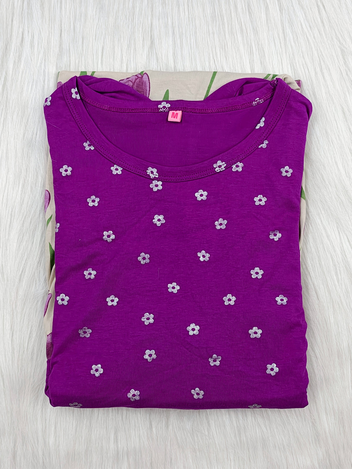 PURPLE DIASY & TULIPS  | DUAL
