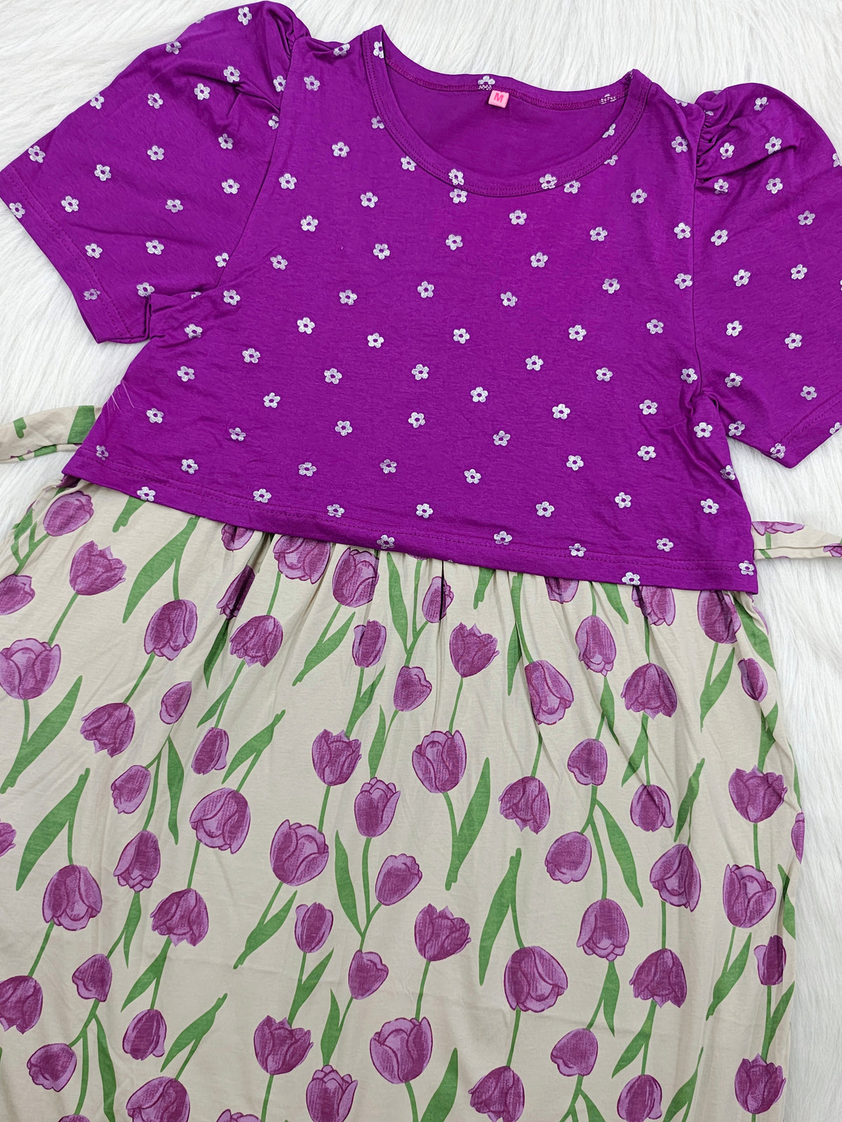 PURPLE DIASY & TULIPS  | DUAL