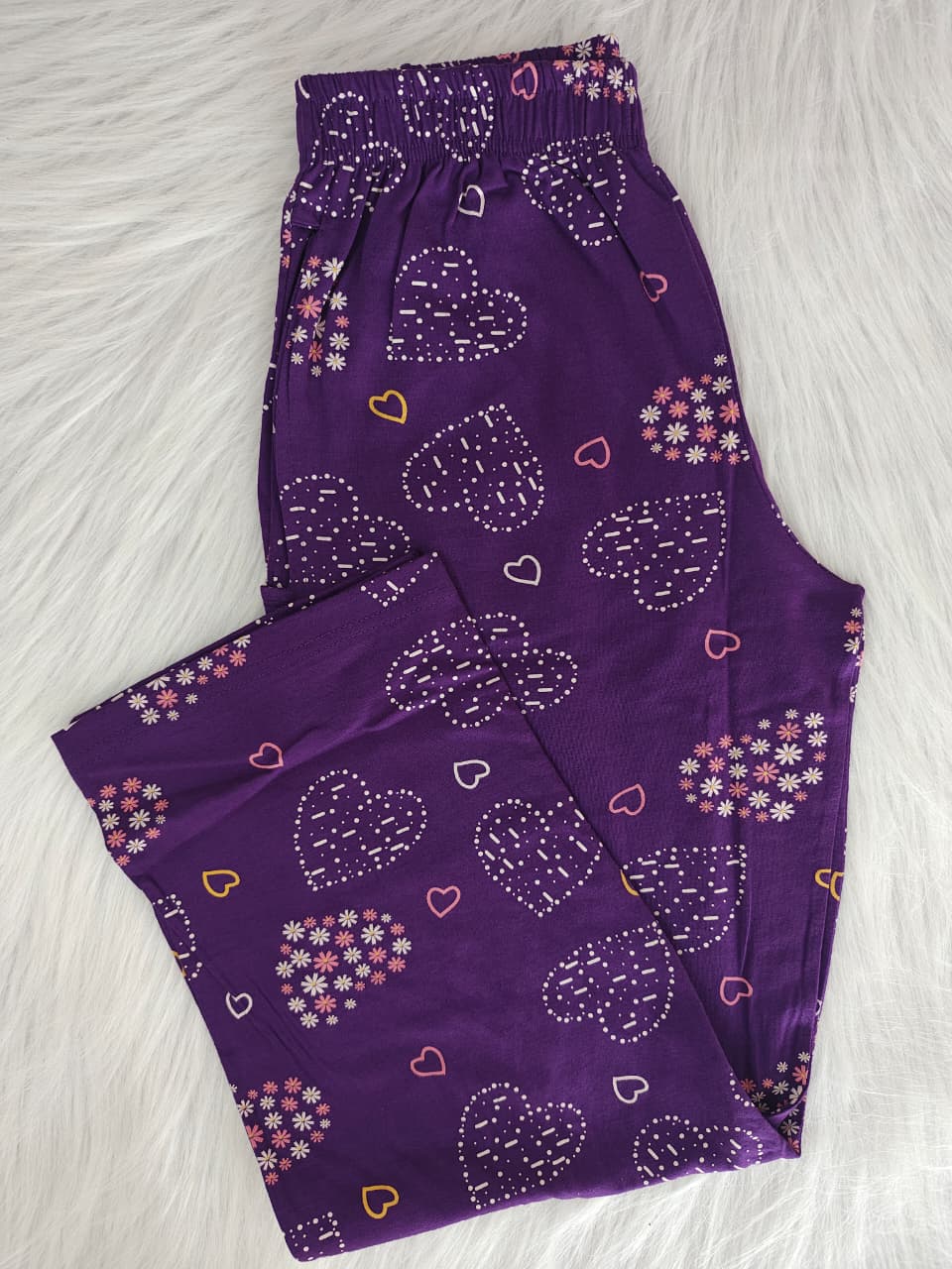PURPLE FLORAL HEART | CO-ORD