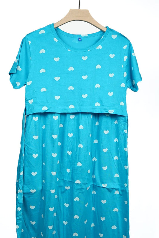 SKY BLUE WHITE HEART | NORMAL