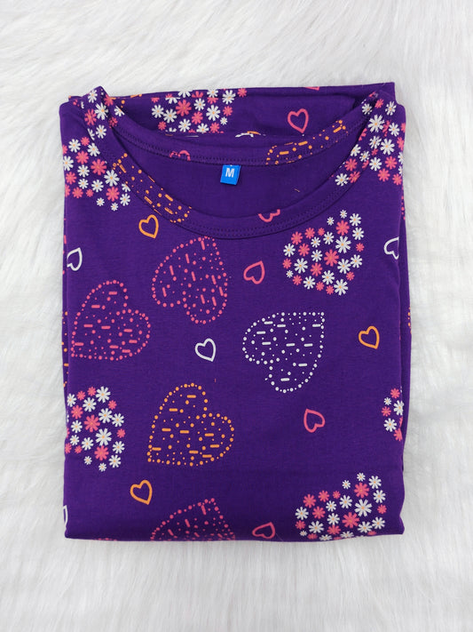 PURPLE FLORAL VALENTINE | NORMAL
