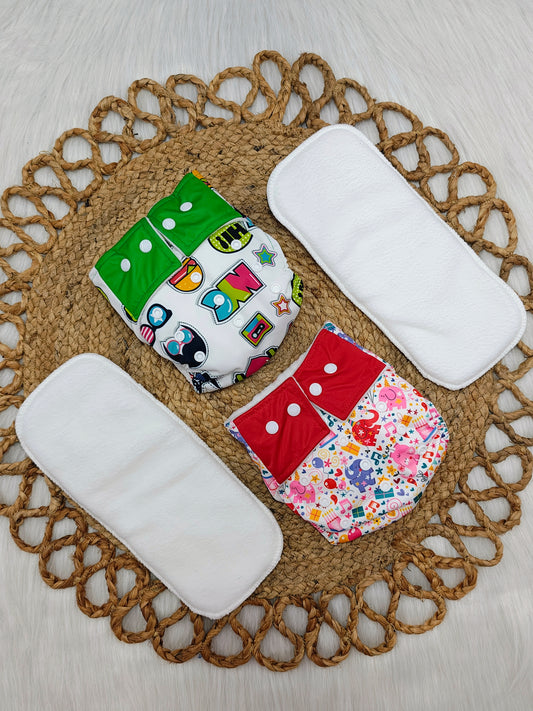 RETRO & ELEPHANT PARTY | DIAPER