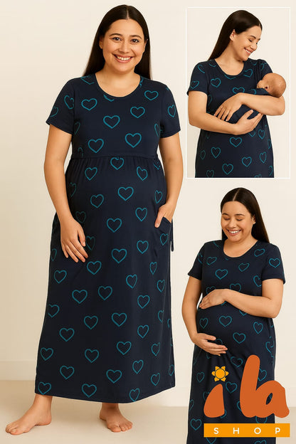 NAVY OUTLINE HEART | NORMAL