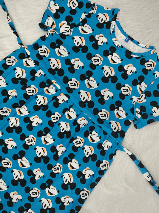 BRIGHT BLUE MICKEY | NORMAL - thick cotton