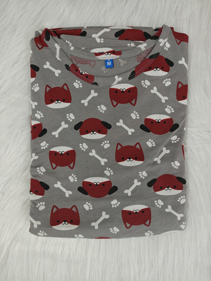 PAWS GREY | NORMAL - thick cotton