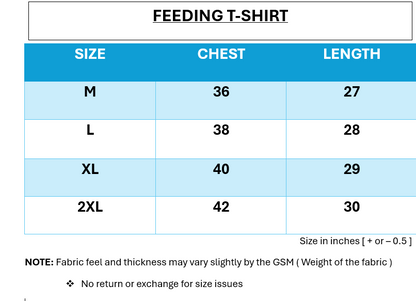 NAVY WHITE HEART | FEEDING TEES