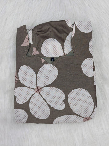 TAUPE FLORAL | MAXI