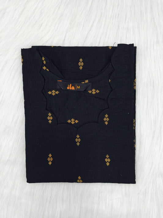 BLACK SCALLOP | KURTI