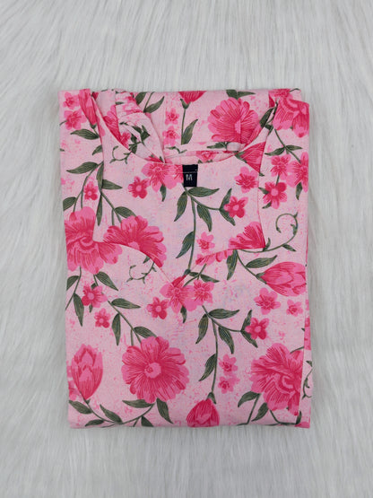 WHITE PINK FLORA | ZIPPER