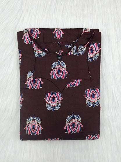BROWN LOTUS | ZIPPER