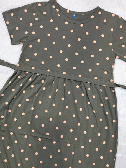 OLIVE MIST POLKA | NORMAL