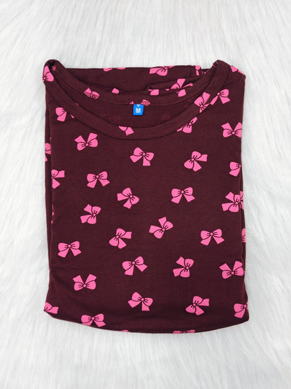 MARON PINK BOW | NORMAL