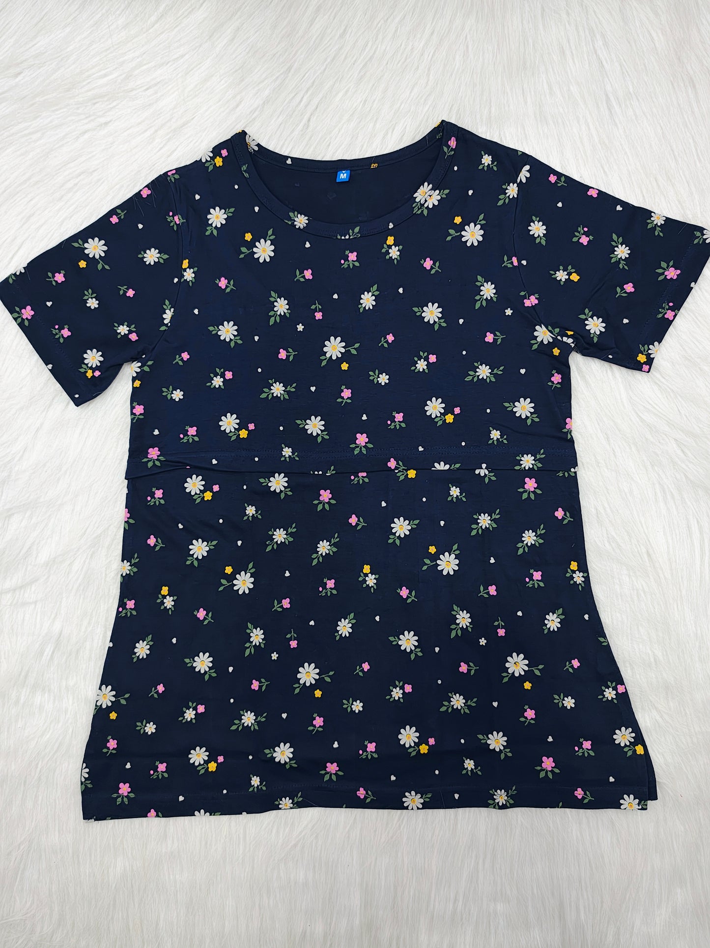 NAVY DAISY | FEEDING TEES