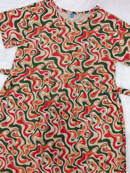 RETRO OLIVE WAVE | NORMAL