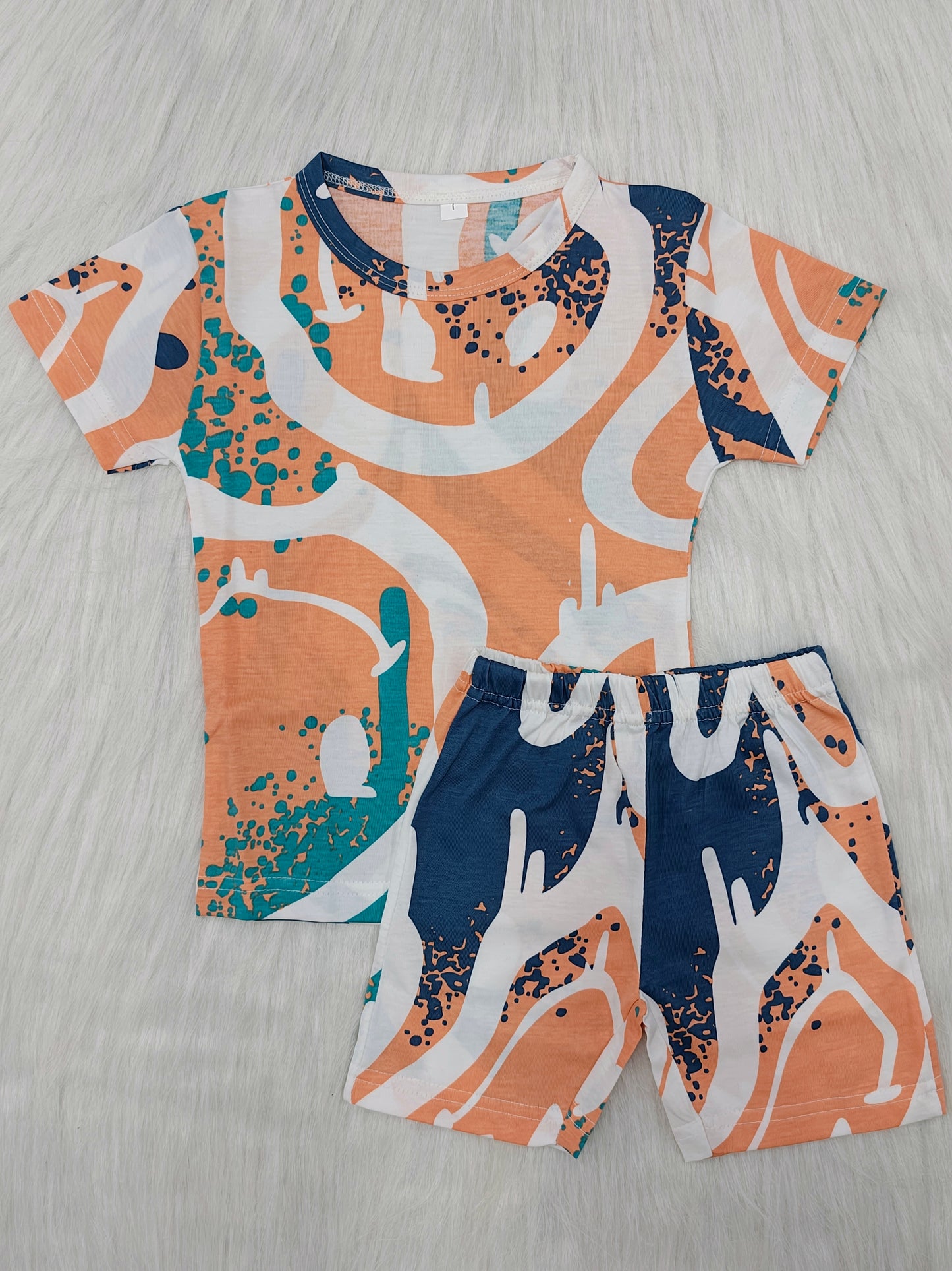 CORAL SPLASH| KID CO-ORD