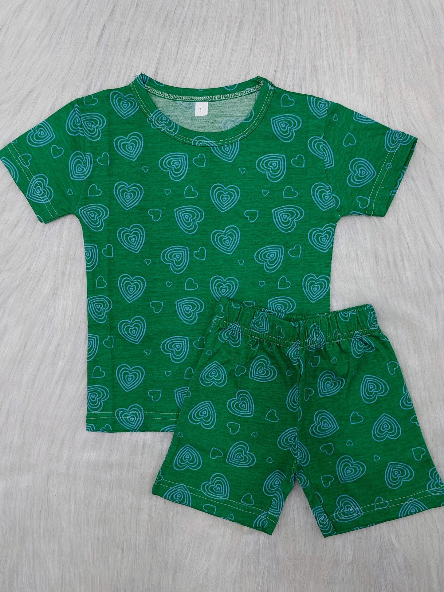 GREEN VALENTINE | KID CO-ORD