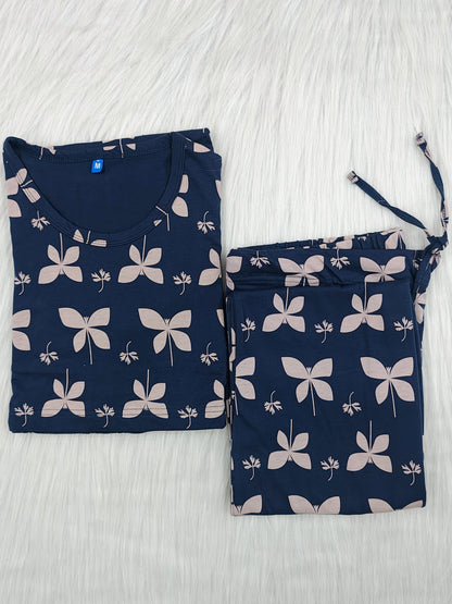 NAVY BUTTER | PEPLUM