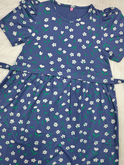 SLATE BLUE DAISY | PUFF