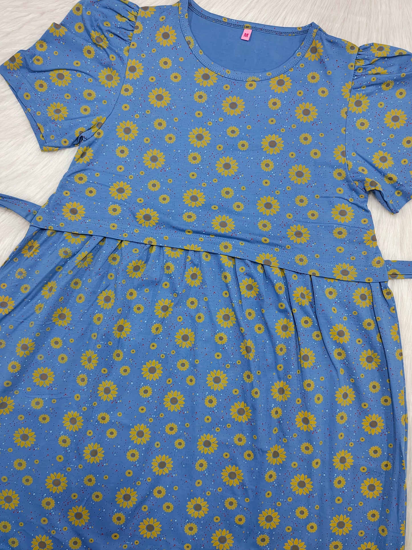SKY BLUE SUNFLOWER | PUFF