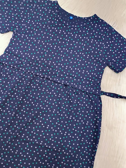 NAVY MULTI POLKA | NORMAL