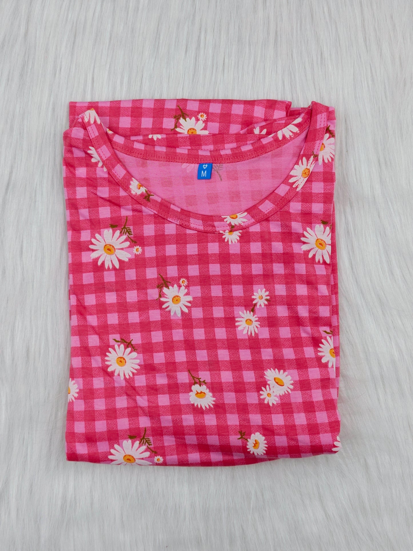 PINK DAISY CHECKS | NORMAL