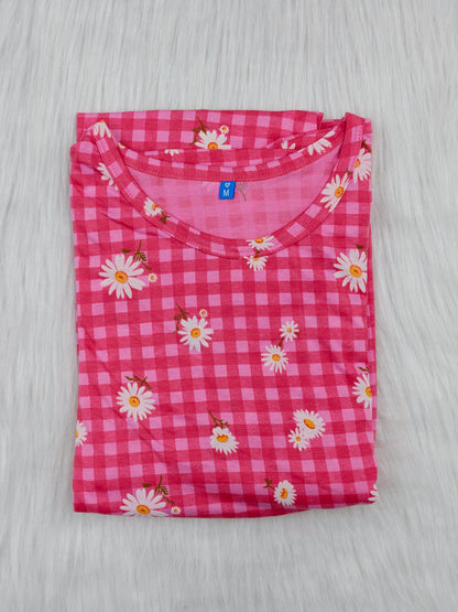 PINK DAISY CHECKS | NORMAL