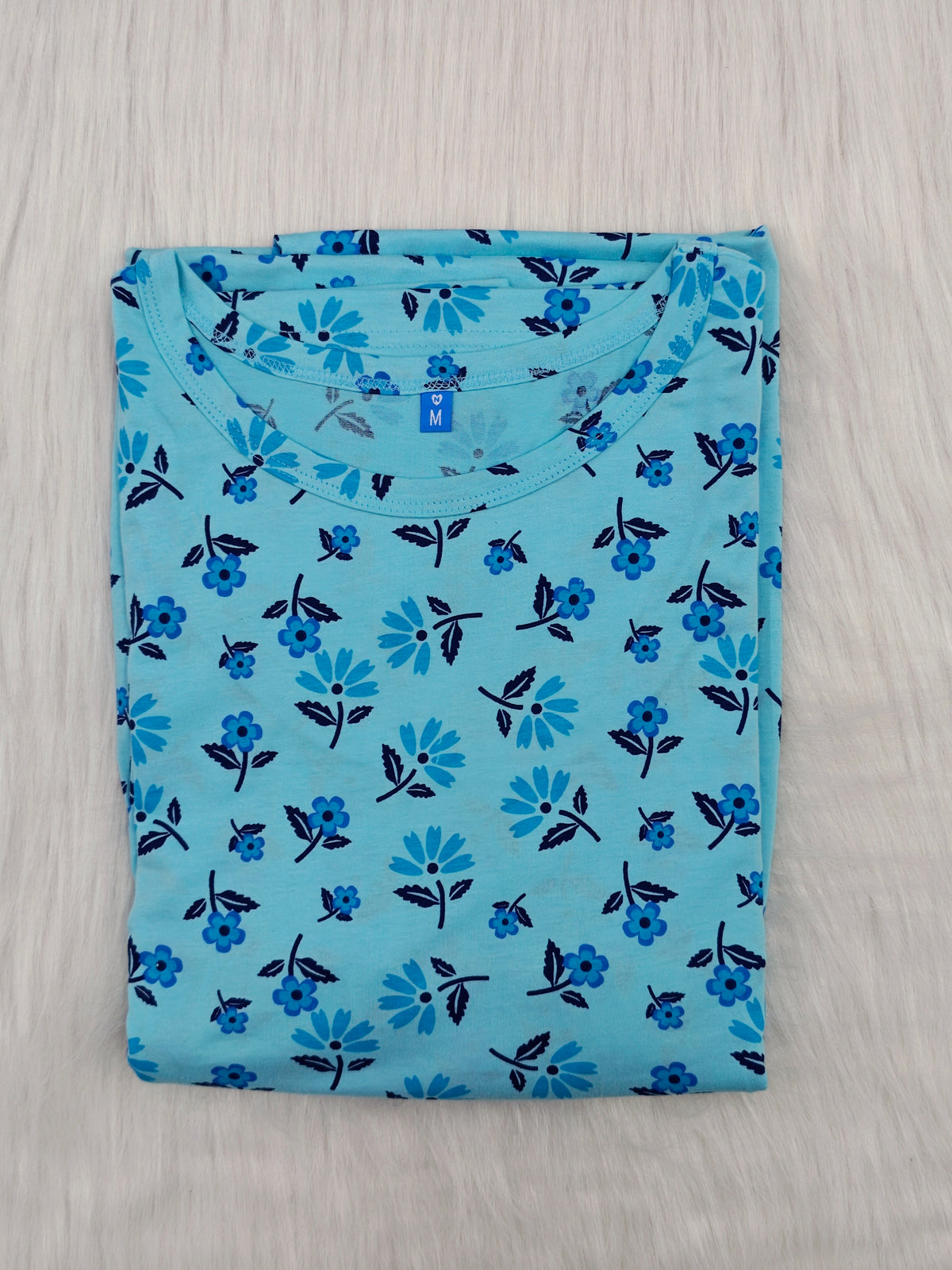 AQUA BLUE FLORAL | NORMAL