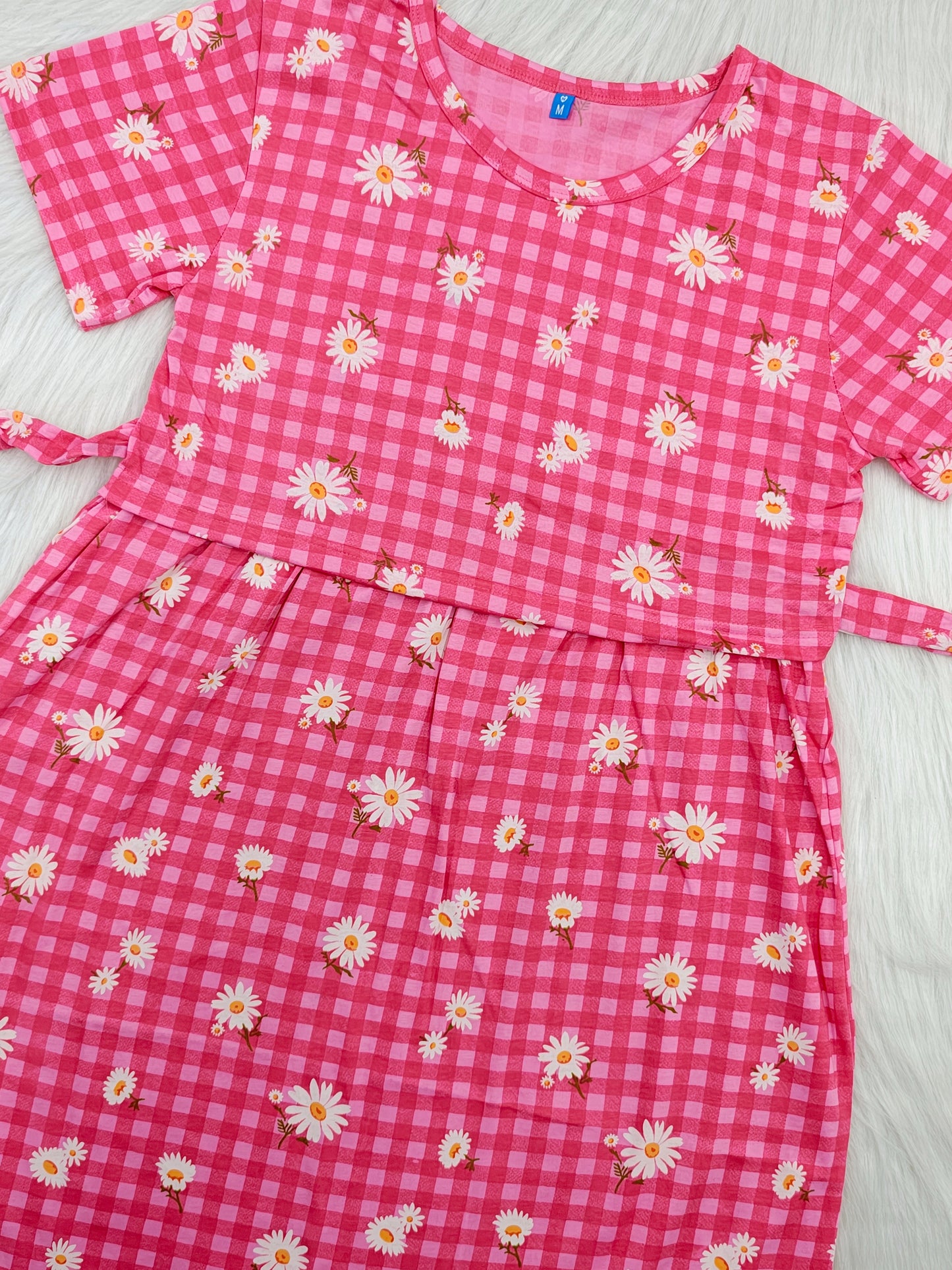 PINK DAISY CHECKS | NORMAL