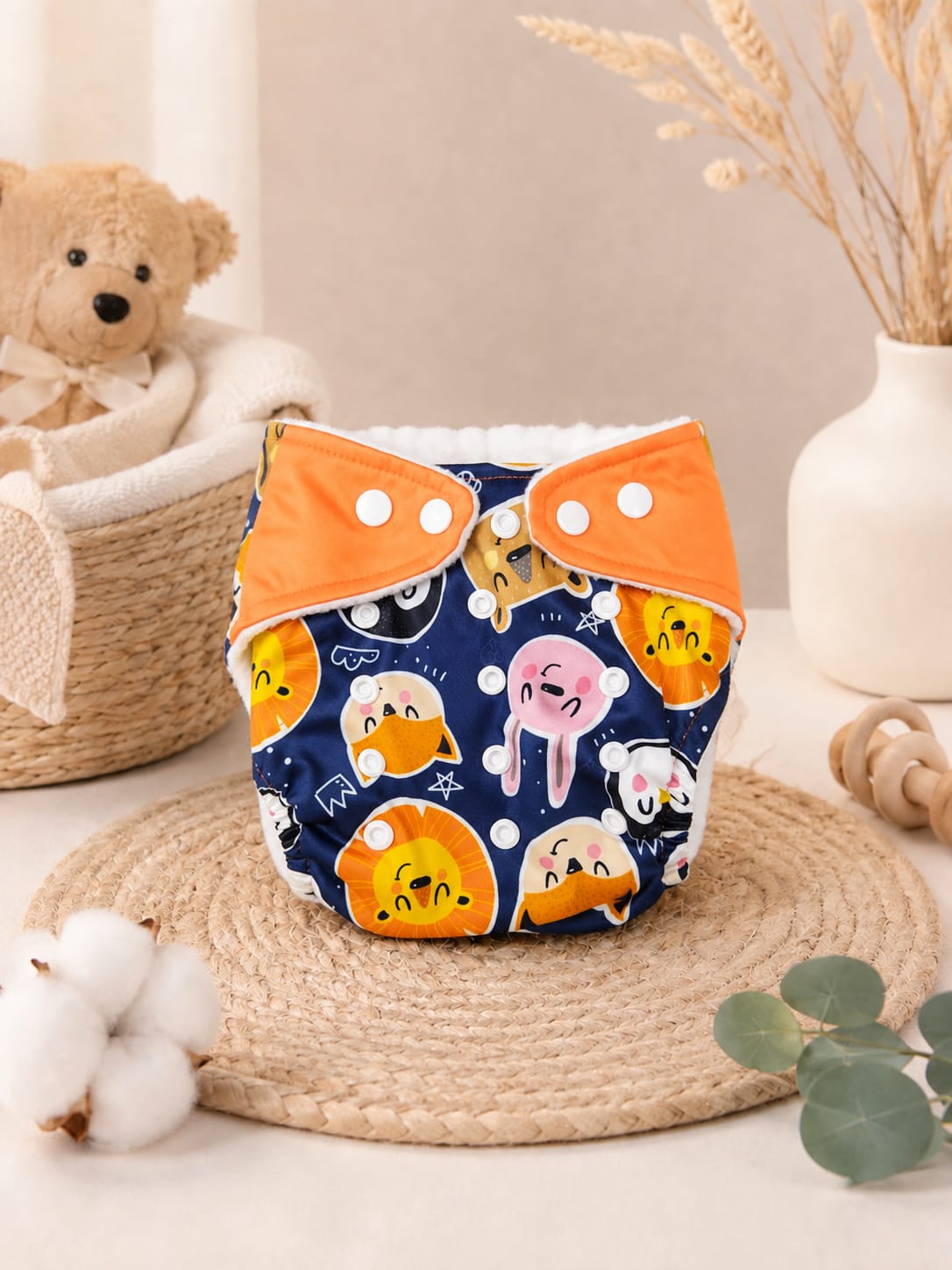 RUBY HEART & CUTE ANIMAL | DIAPER