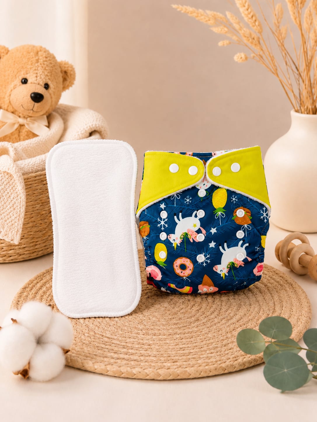 BLU FEATHER STAR | DIAPER
