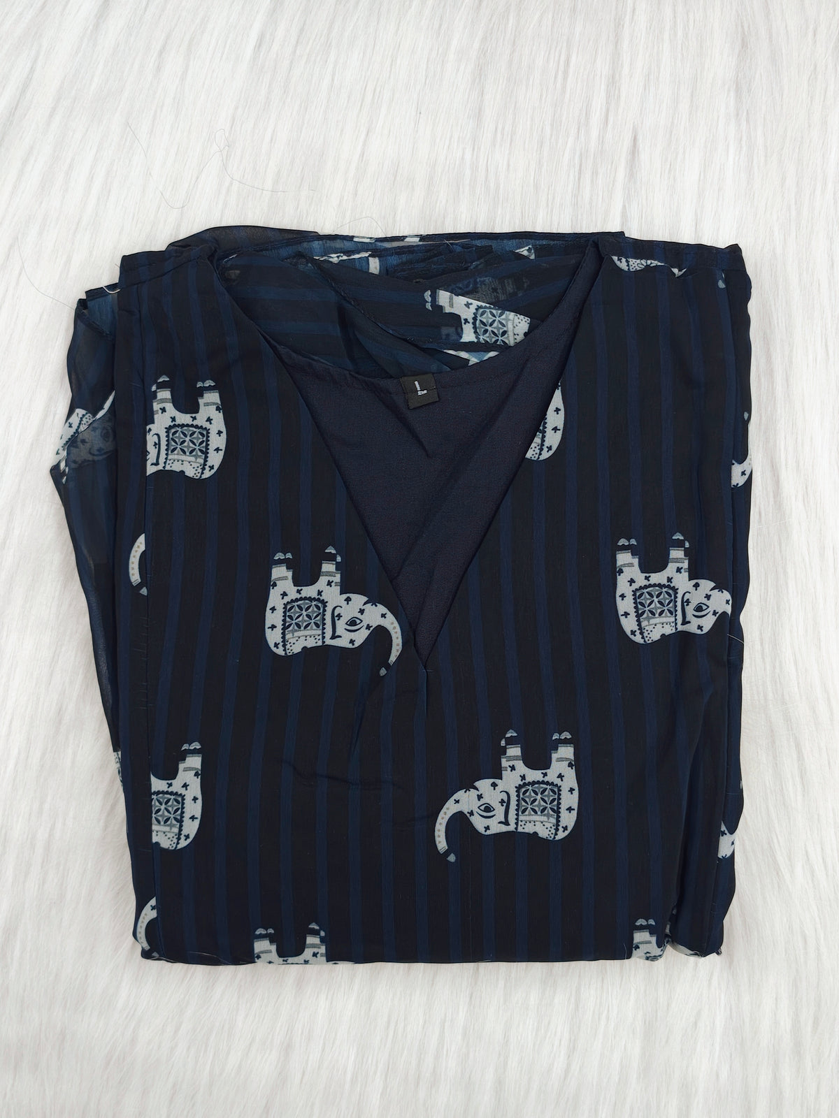 GEORGETTE ELEPHANT | ZIPPER