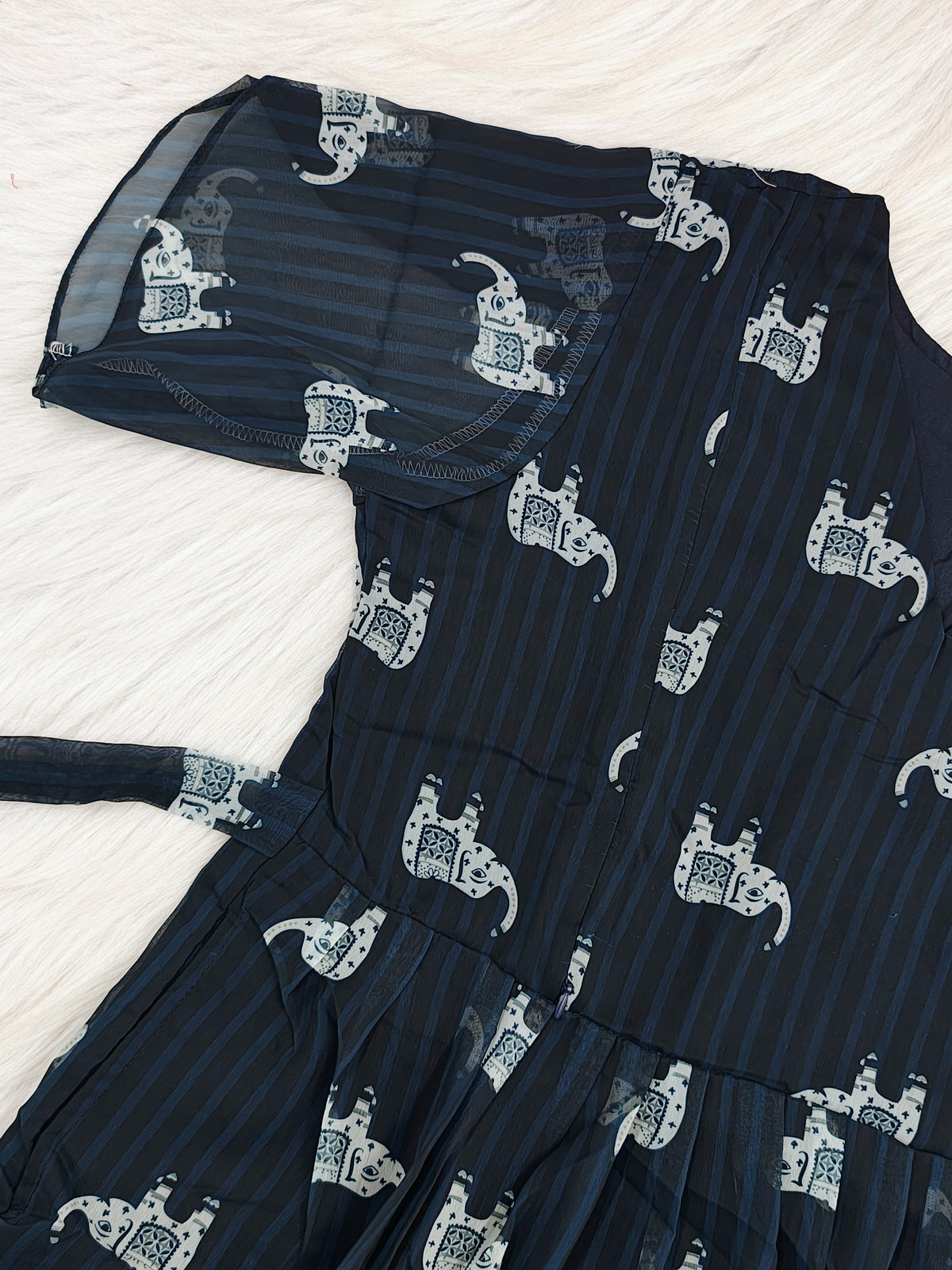 GEORGETTE ELEPHANT | ZIPPER