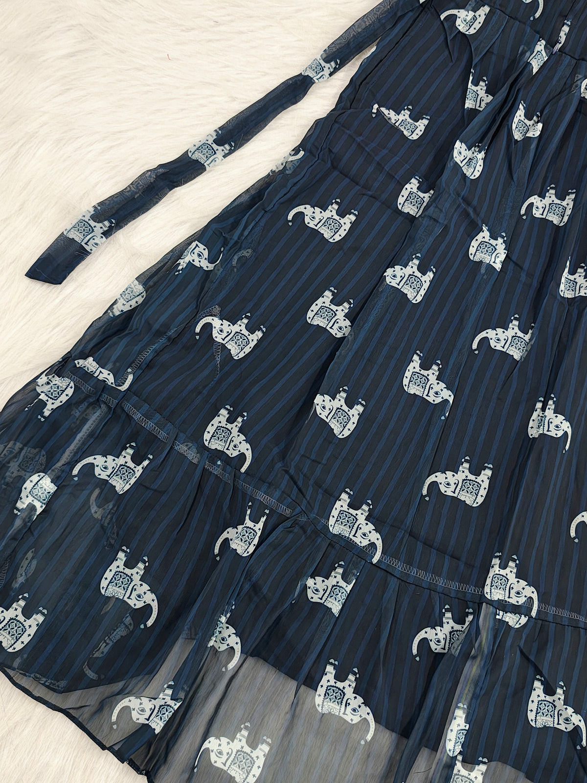 GEORGETTE ELEPHANT | ZIPPER