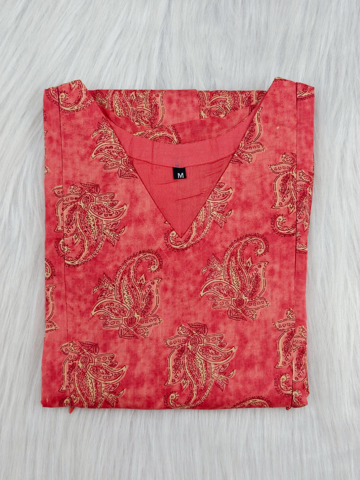 ROSE PINK PAISLEY | ZIPPER