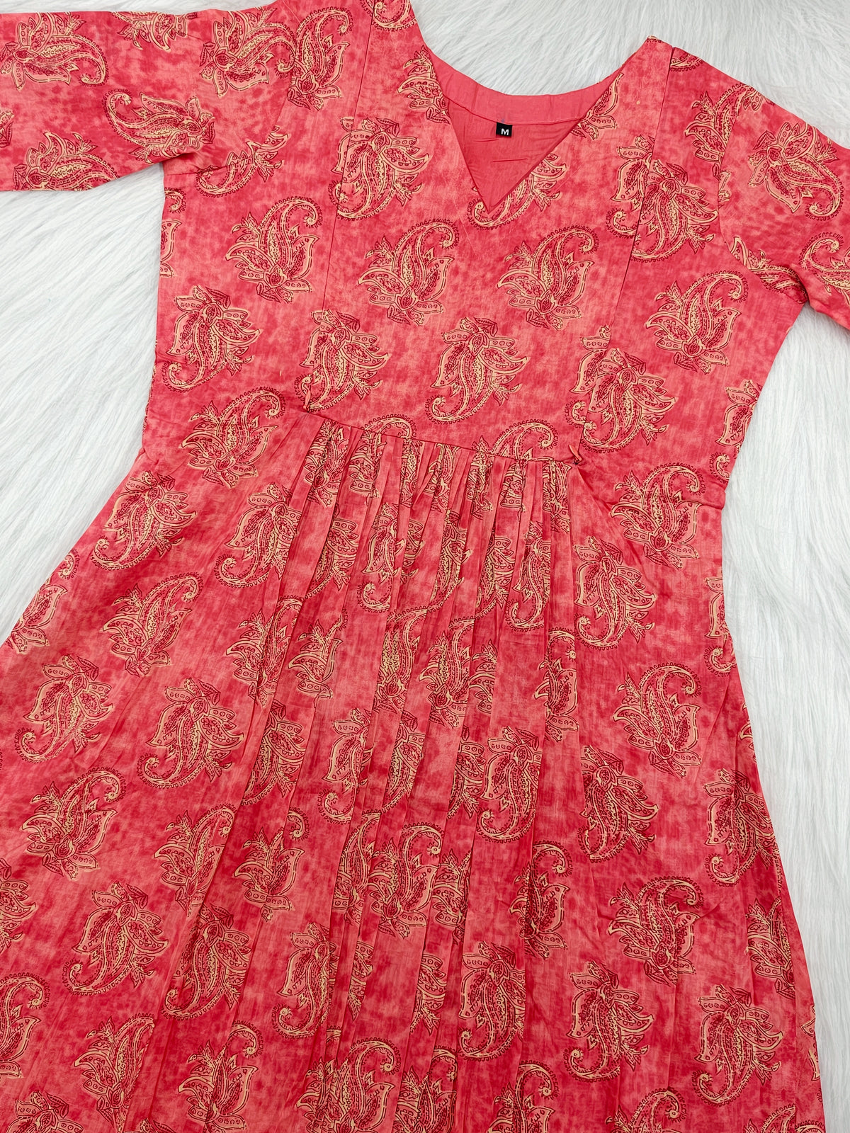 ROSE PINK PAISLEY | ZIPPER