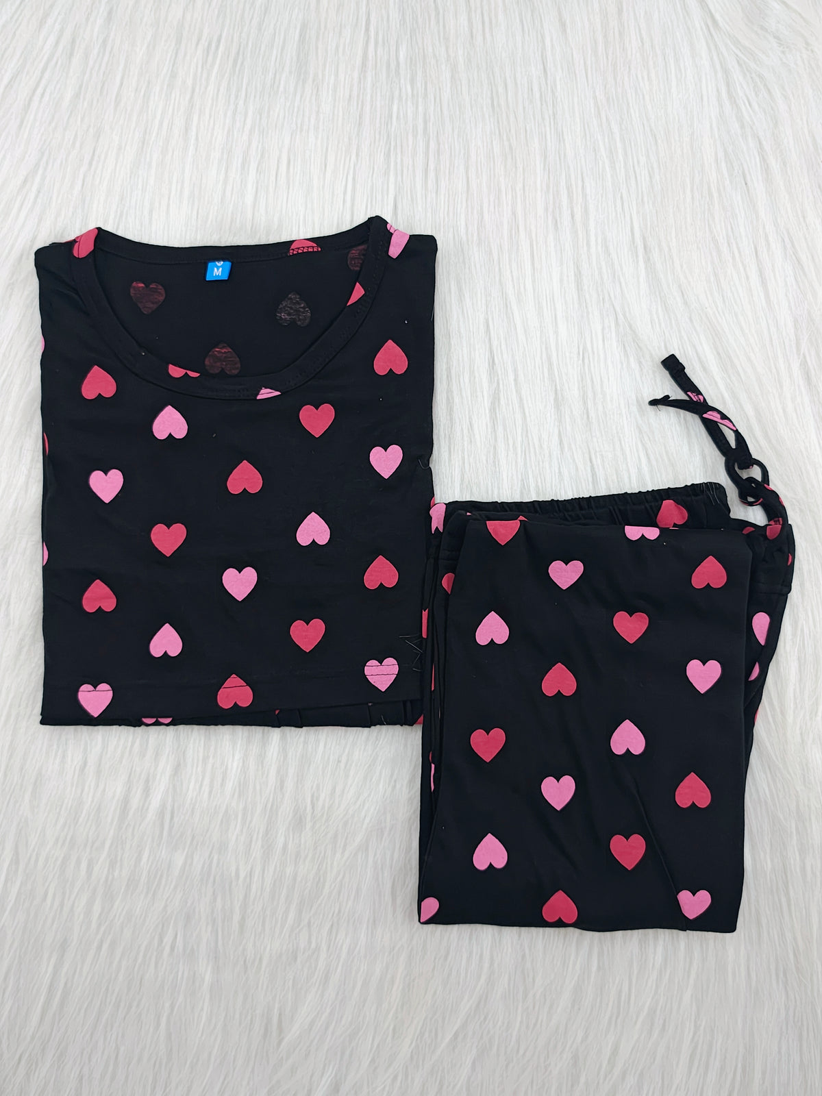 NAVY PINK VALENTINE | PEPLUM