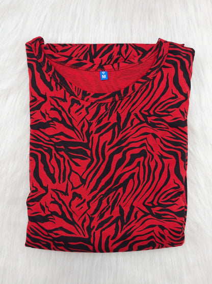 RED ZEBRA STRIPES | NORMAL