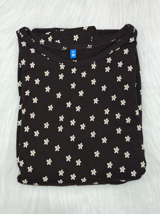 BROWN WHITE DITSY | NORMAL