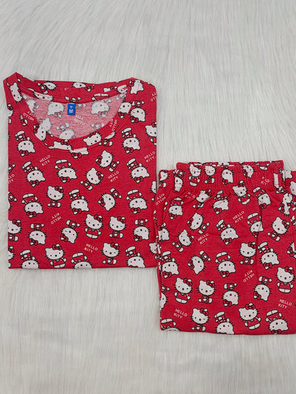 RED HELLO KITTY | CO-ORD
