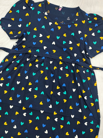 NAVY MULTI VALENTINE | PUFF