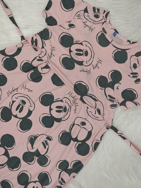 MICKEY MOUSE PINK | NORMAL - thick cotton