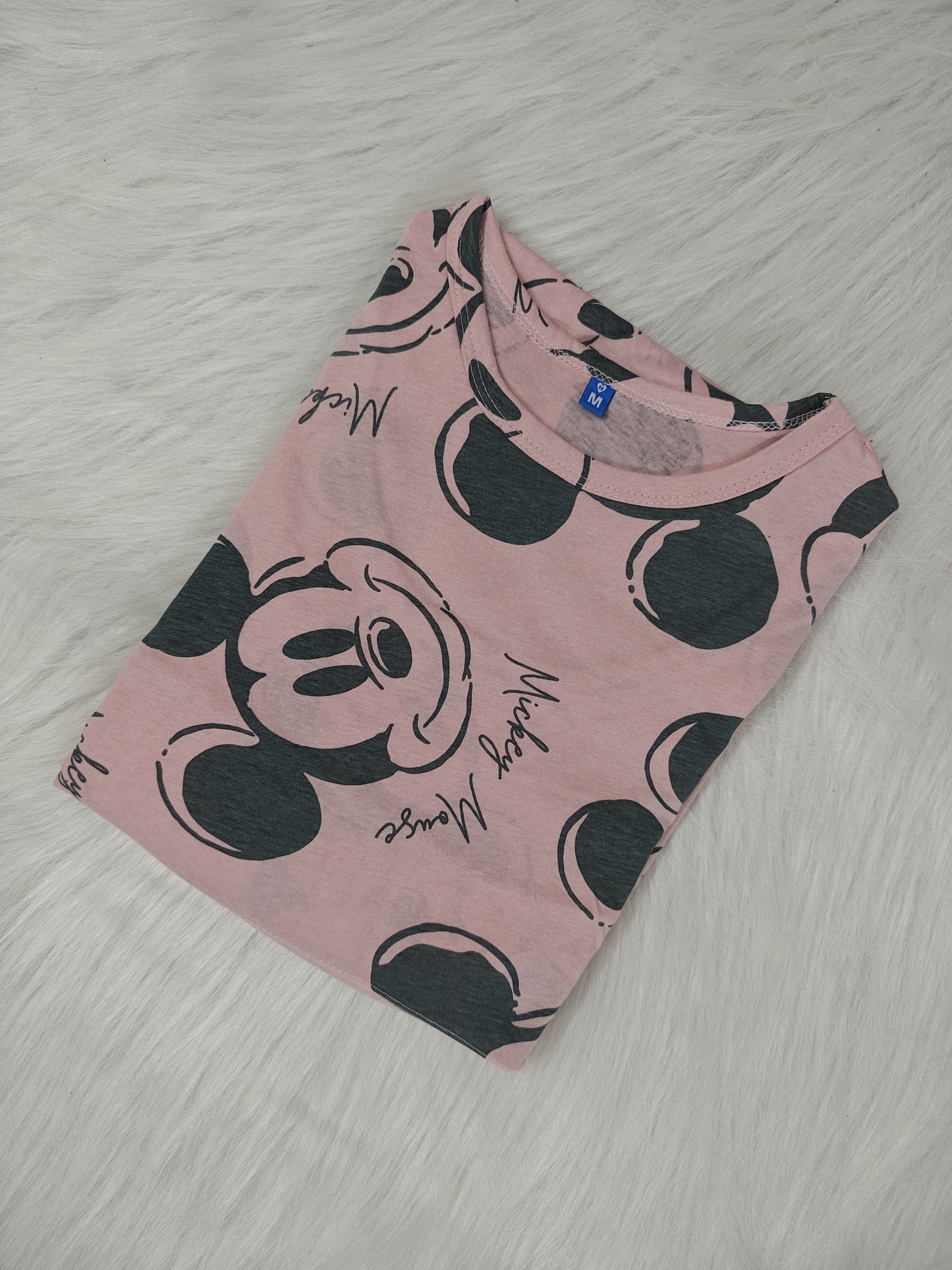 MICKEY MOUSE PINK | NORMAL - thick cotton
