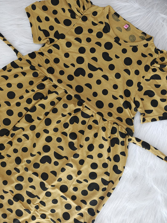 ABSTRACT POLKA DOT | PUFF- thick cotton