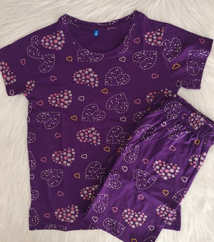 PURPLE FLORAL VALENTINE | CO-ORD
