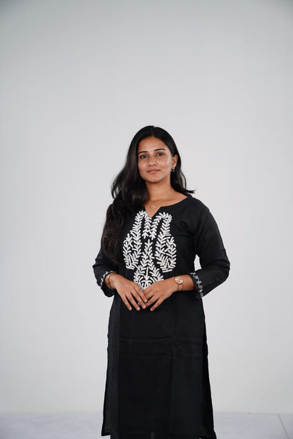 EMBROIDERY BLACK | 2 PIECE