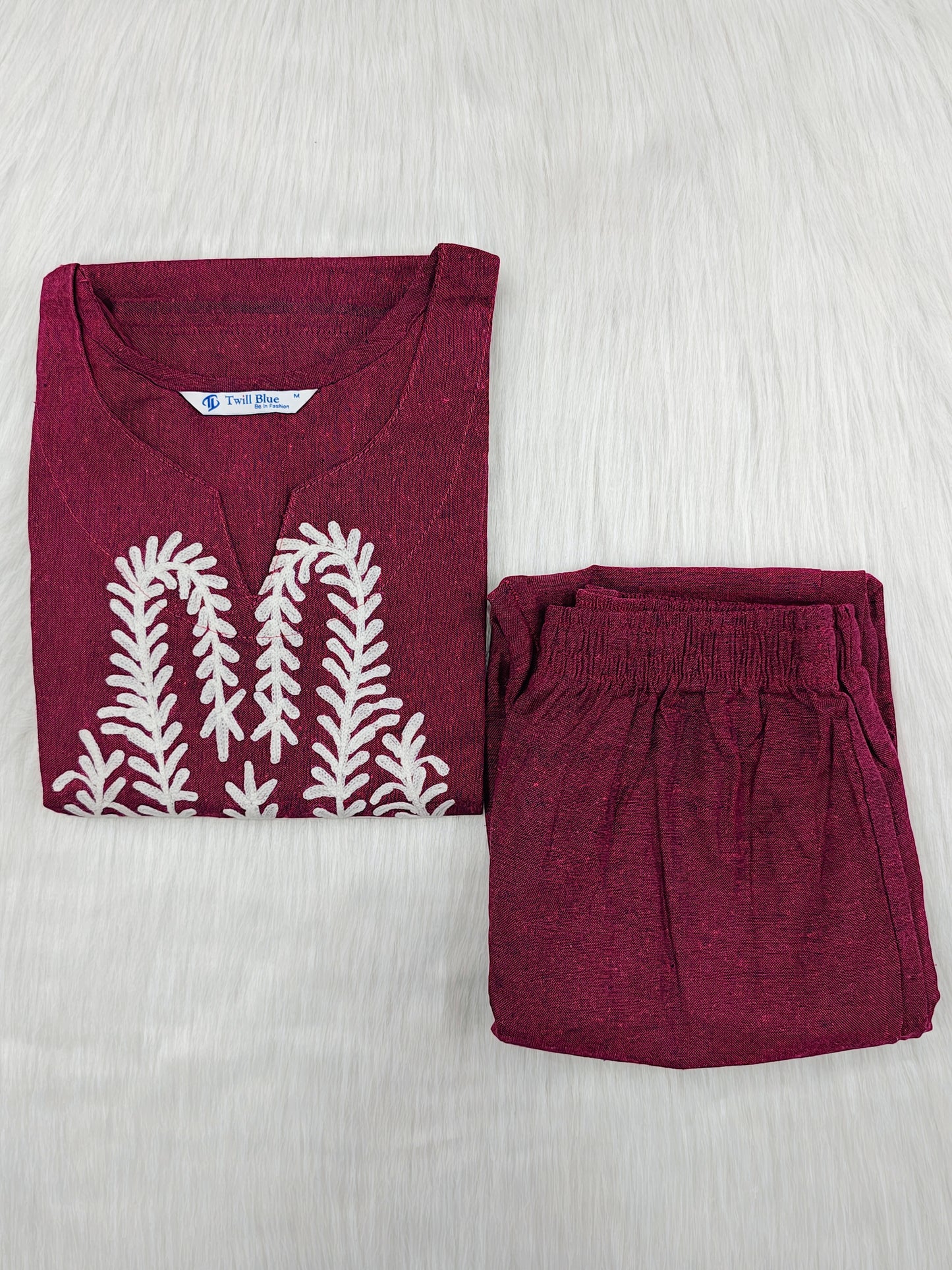 EMBROIDERY PINK | 2 PIECE